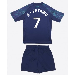 Leicester City Issahaku Fatawu #7 Gostujuci Dres za Dječji 2025-26 Kratak Rukavima (+ kratke hlače)